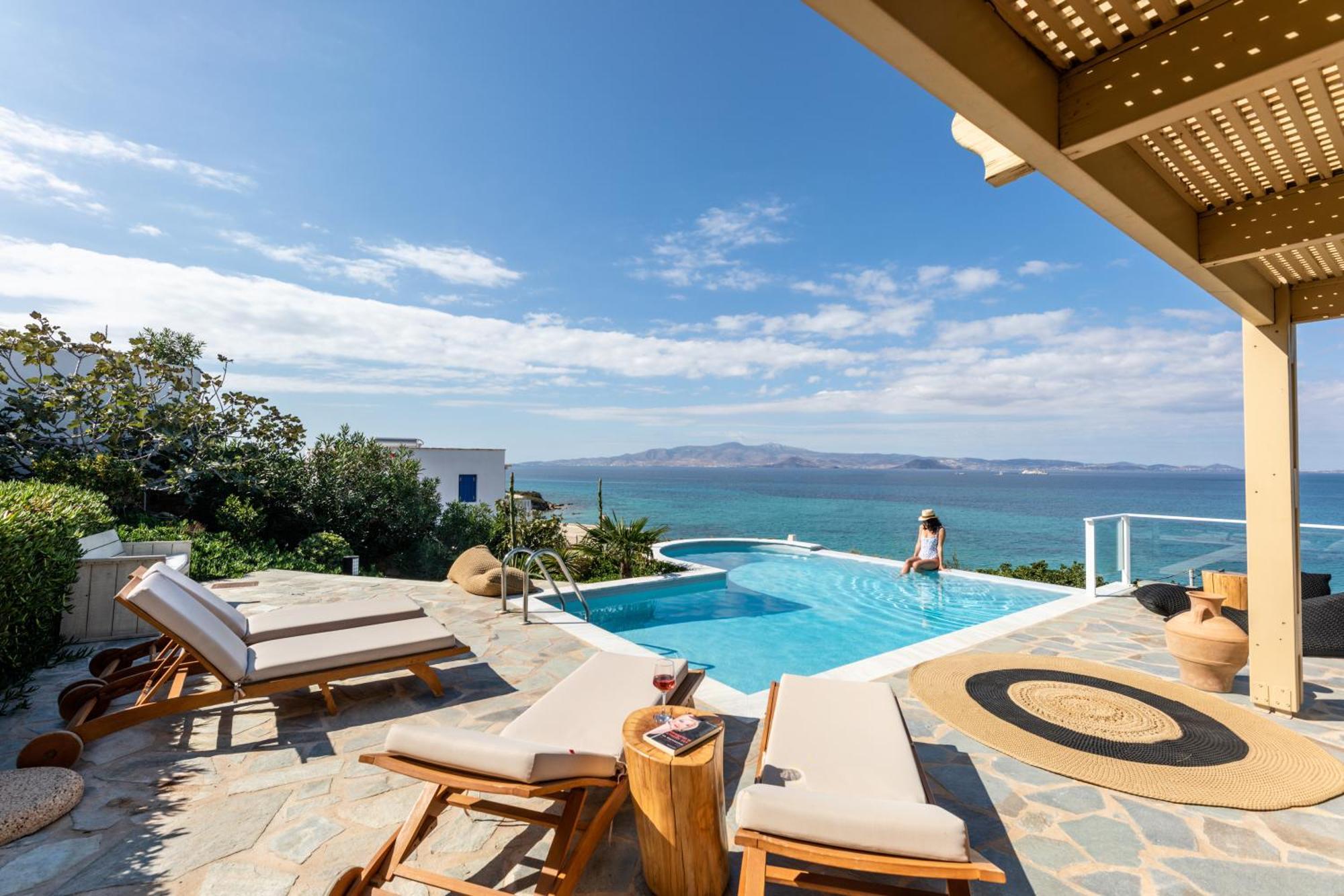 Villa Paradise in Naxos Pláka Camera foto