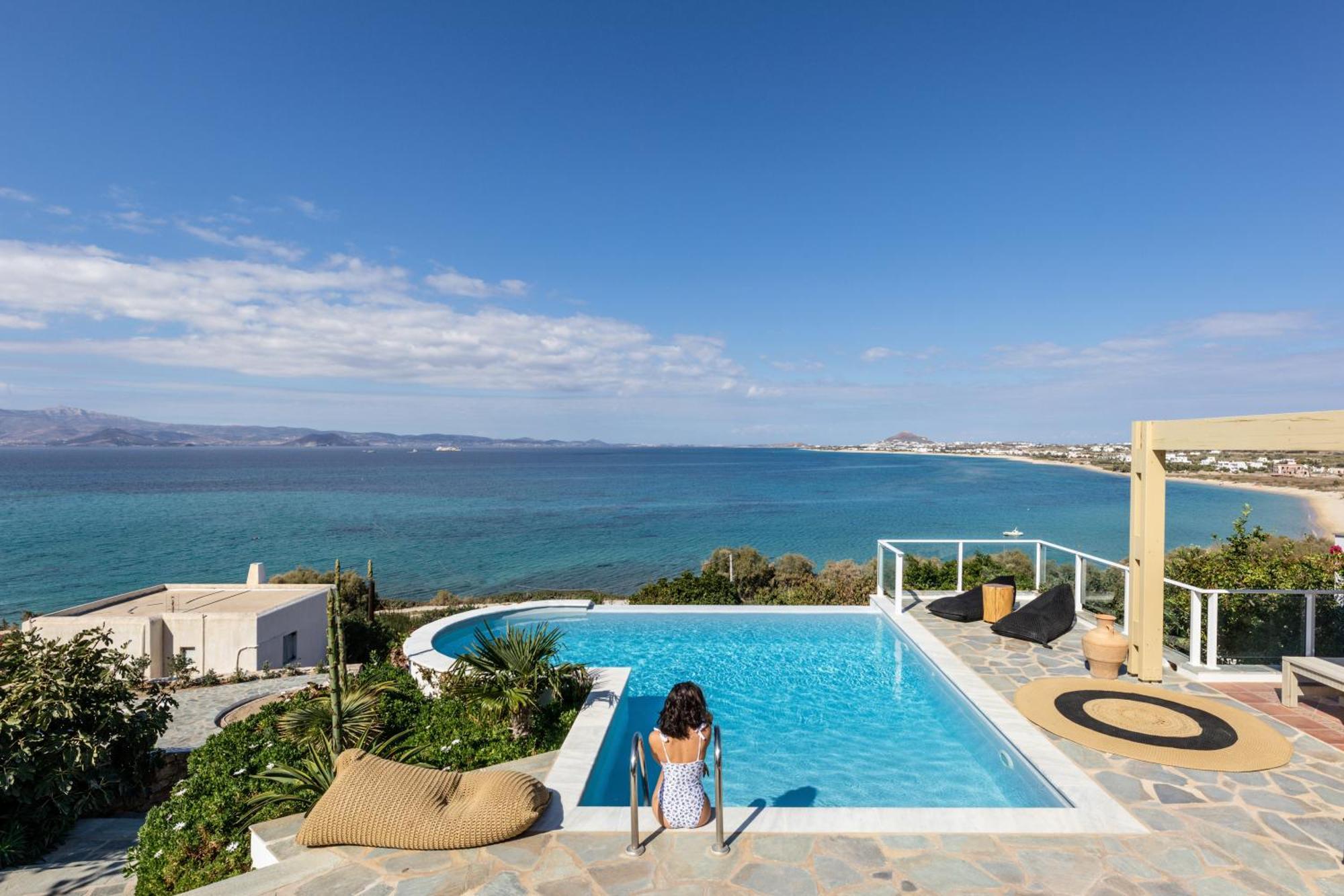 Villa Paradise in Naxos Pláka Camera foto