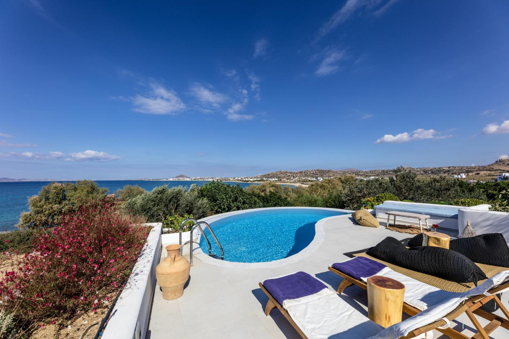 Villa Paradise in Naxos Pláka Camera foto
